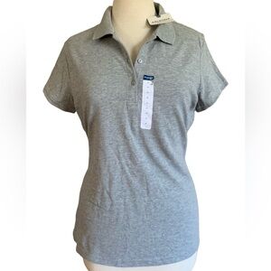 ARIZONA JEAN Co. XL Heather Gray Short Sleeve Polo shirt